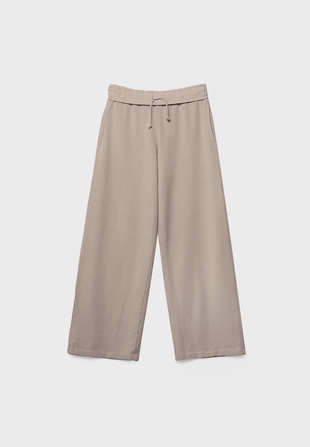 Брюки-джоггеры прямого кроя с эффектом потертости- Заказать в России