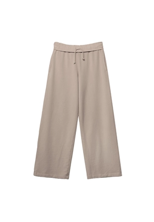 Брюки-джоггеры прямого кроя с эффектом потертости- Заказать в России