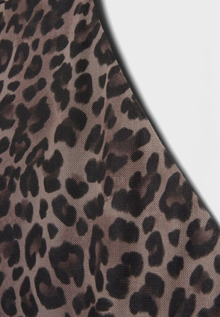 Топ с цветочным принтом и бабочкой-галстуком из тюля- Заказать в России