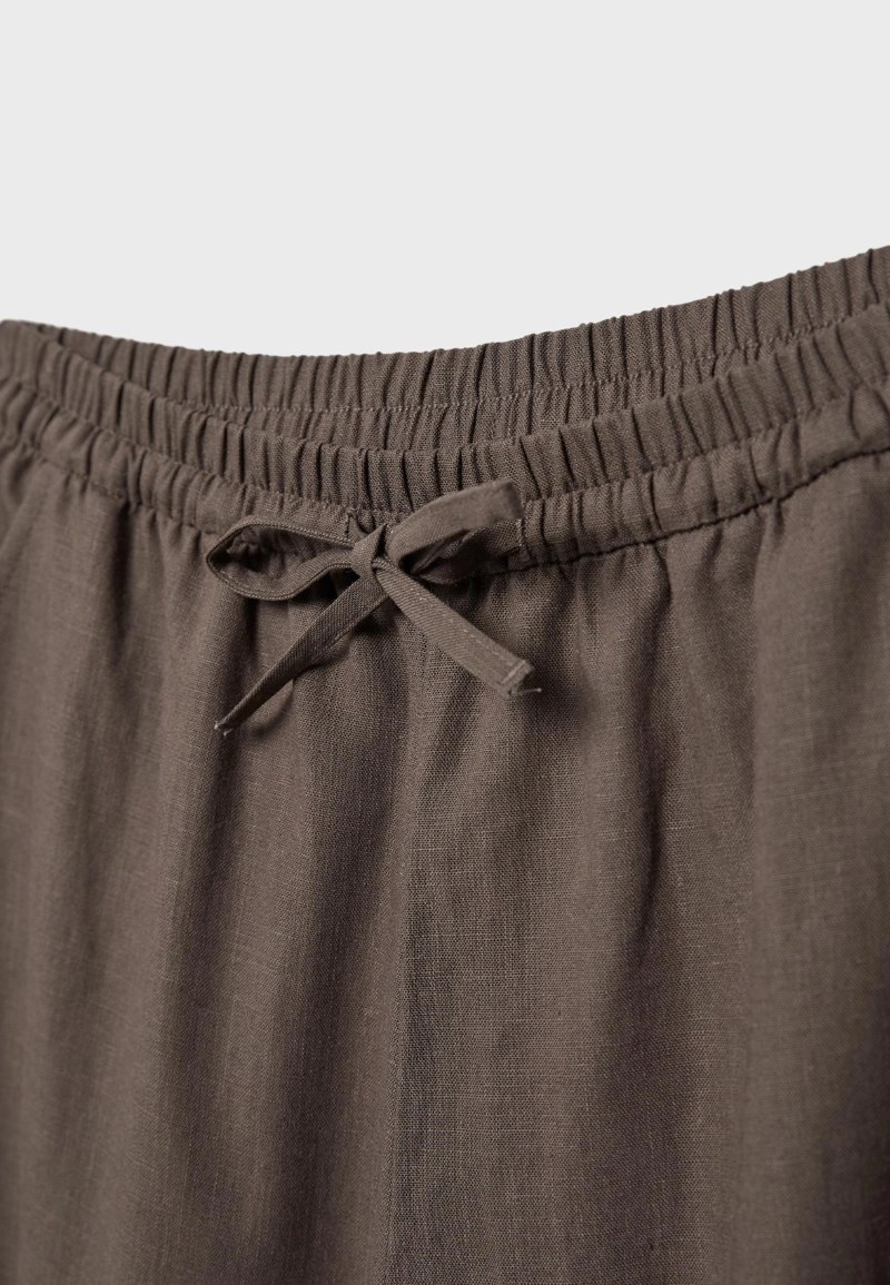 Шаровары из льняной ткани