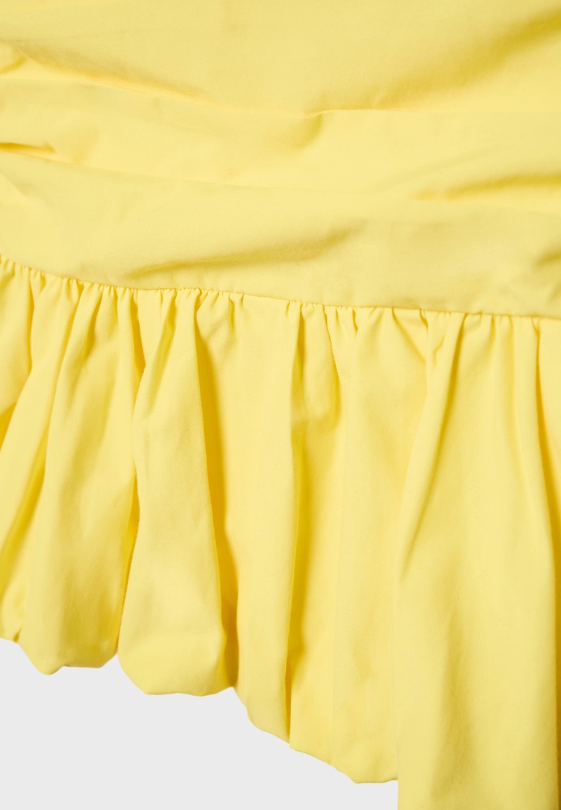 Топ-бюстье с объемным низом