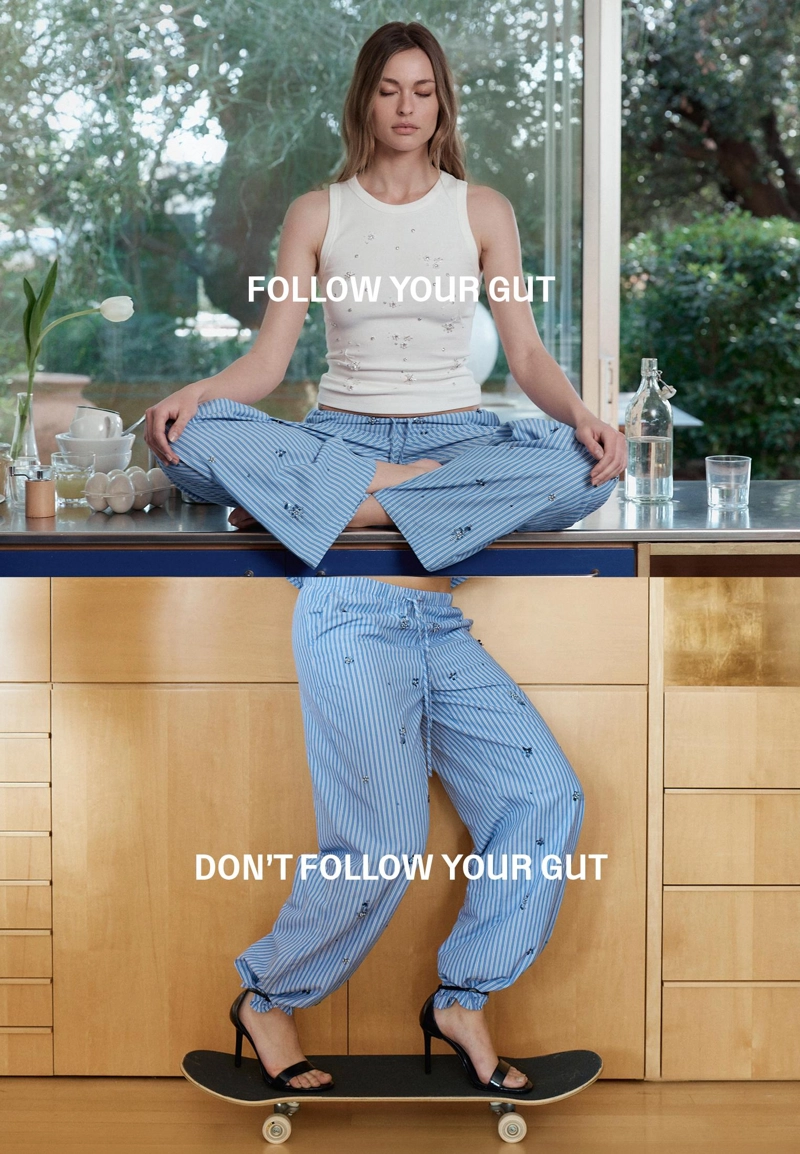 Майка-борцовка с отделкой