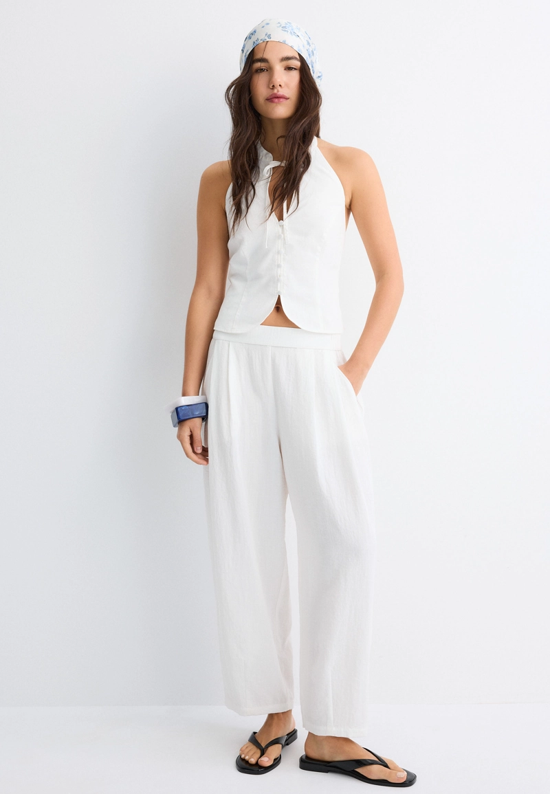 Брюки barrel свободного кроя