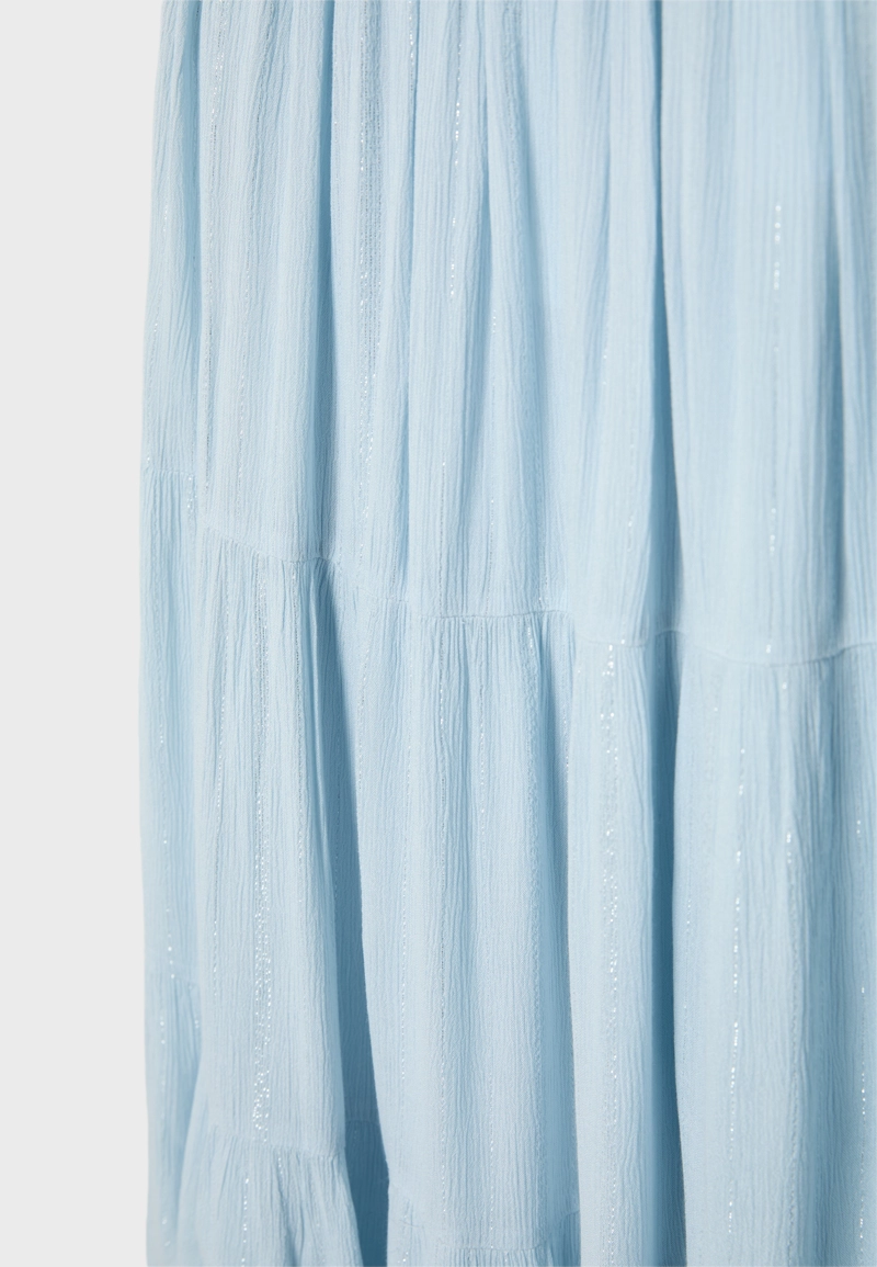 Юбка с металлизированной нитью