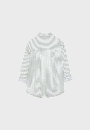 Рубашка под льняной эффект- Заказать в России