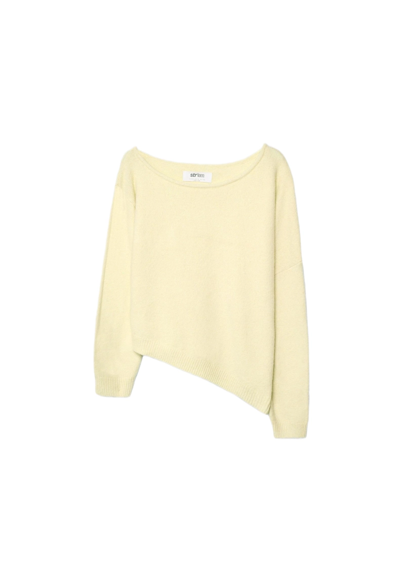 Асимметричный трикотажный джемпер