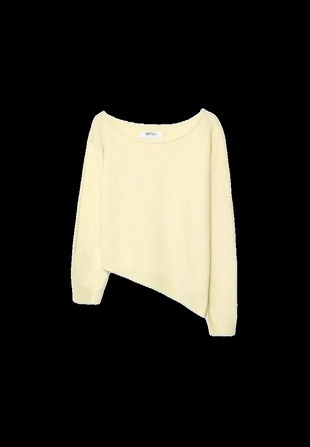 Асимметричный трикотажный джемпер- Заказать в России