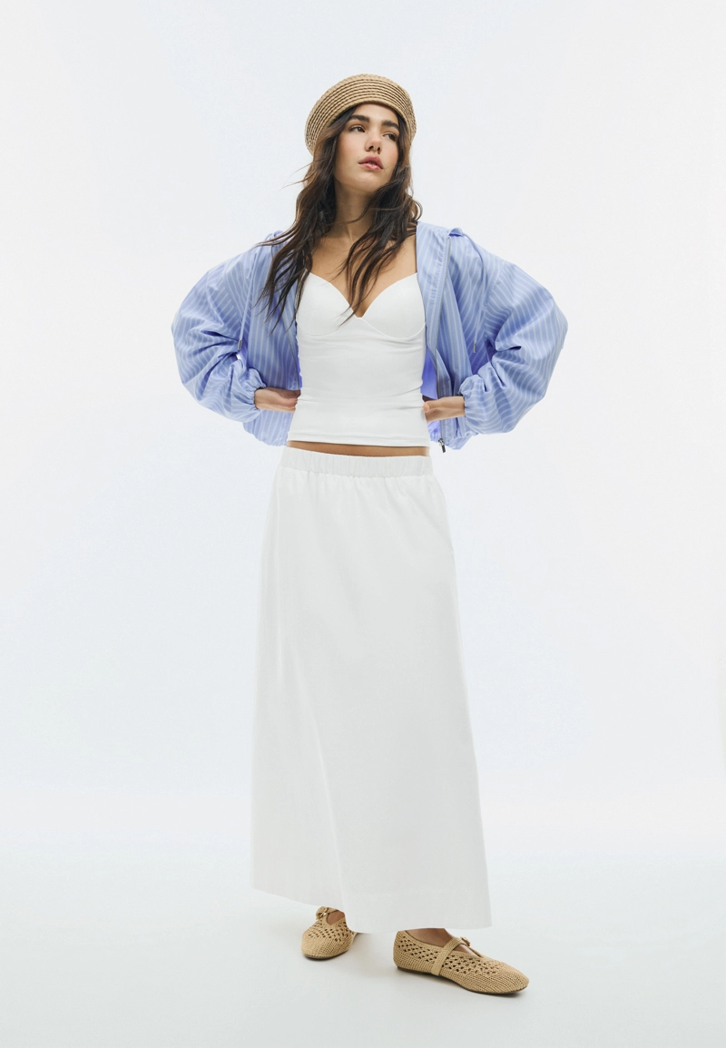 ЮБКА ИЗ ПОПЛИНА