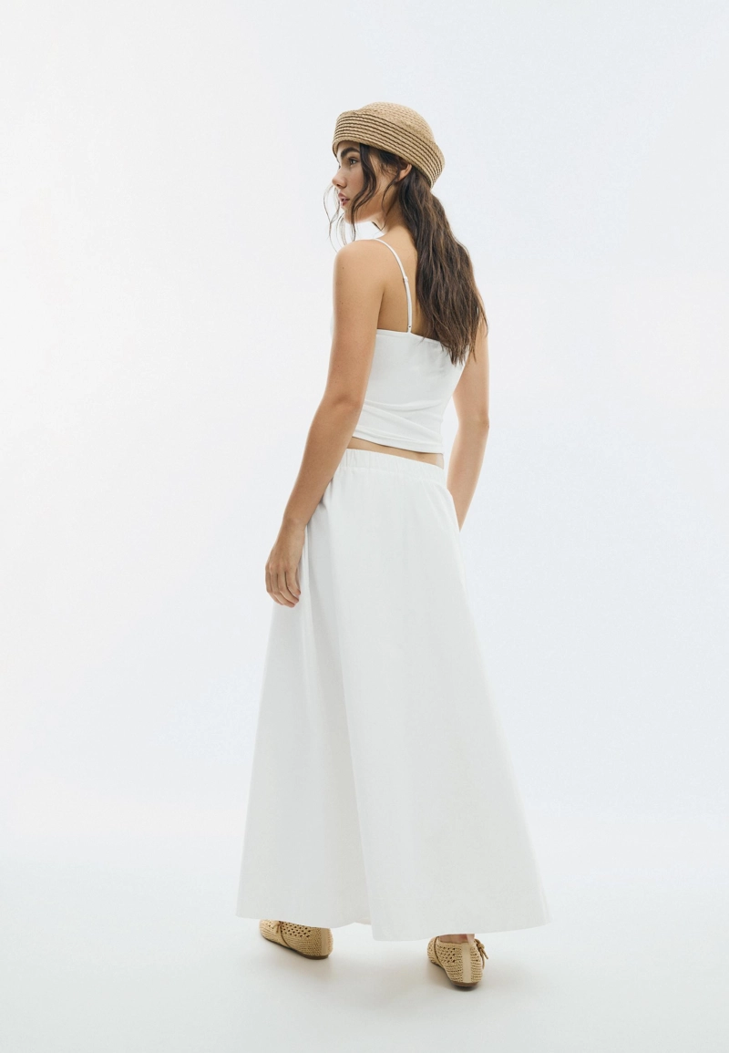 ЮБКА ИЗ ПОПЛИНА