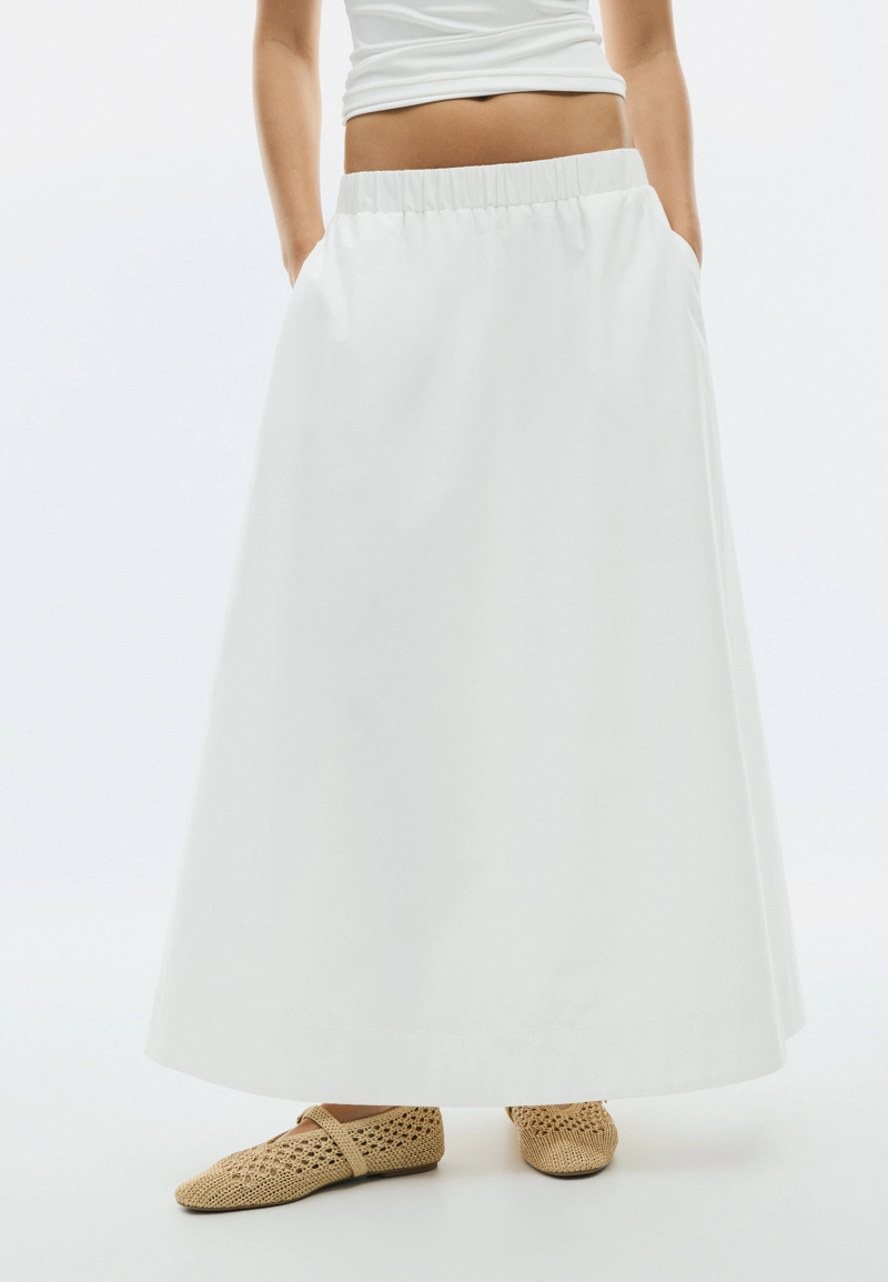 ЮБКА ИЗ ПОПЛИНА