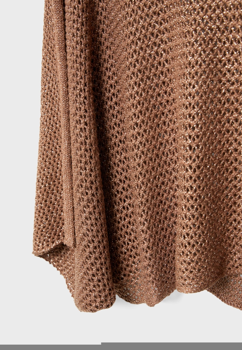 Накидка с металлизированной нитью