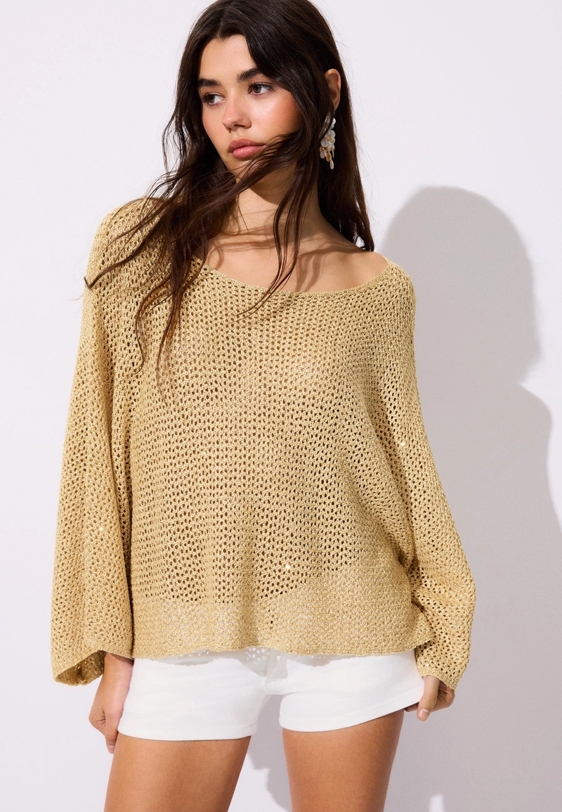 Накидка с блестками