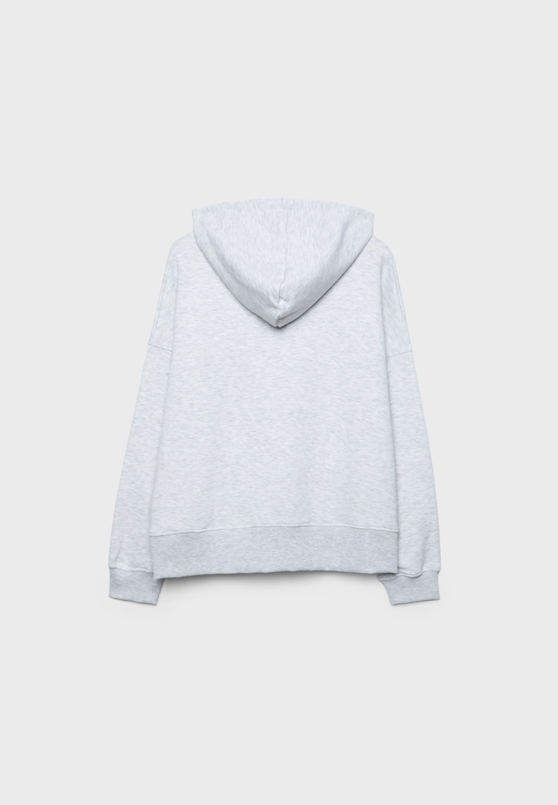 Толстовка с капюшоном и блестящей отделкой