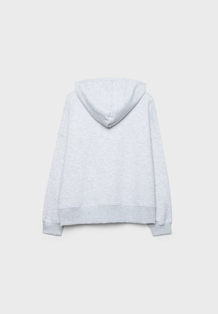 Толстовка с капюшоном и блестящей отделкой- Заказать в России