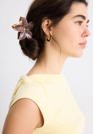 Набор из 3 зажимов для волос «Цветок»- Заказать в России