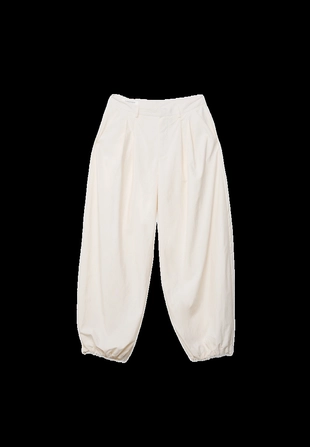 Высокотехнологичные брюки с низкой проймой и защипами- Заказать в России