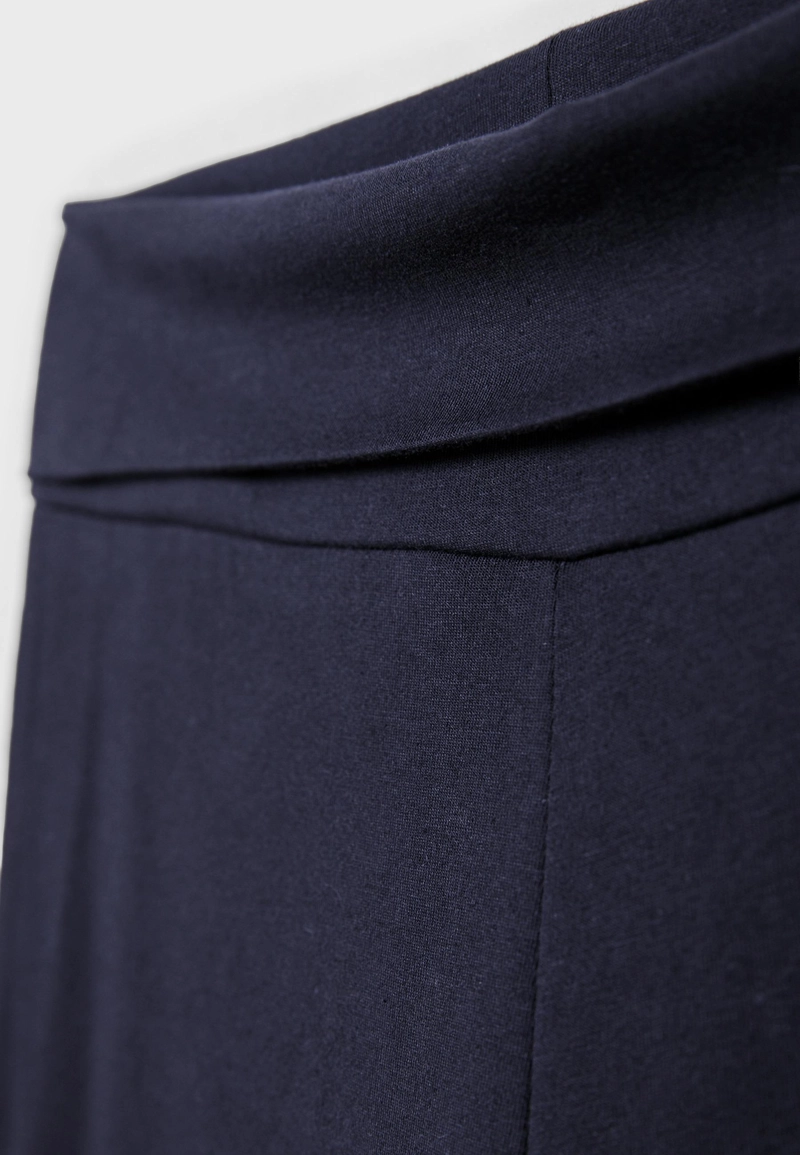 Леггинсы с отворотом на талии