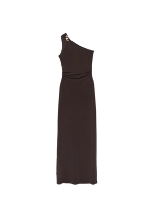 Платье с металлической деталью- Заказать в России