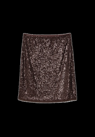 Юбка миди с пайетками- Заказать в России