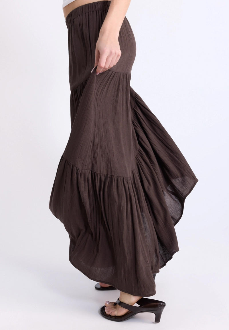 Юбка миди в стиле бохо