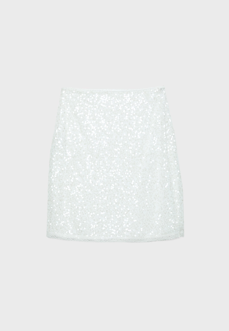Юбка миди с пайетками