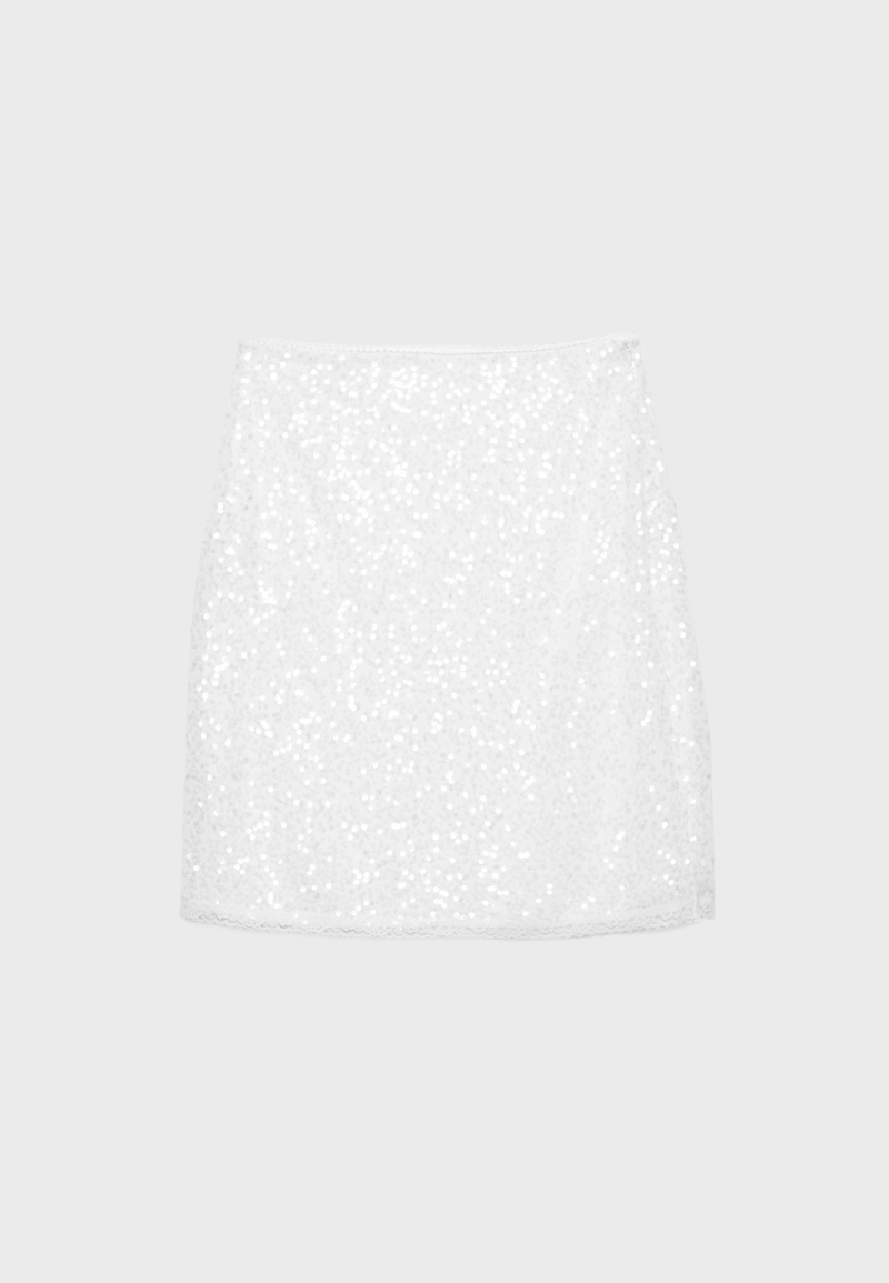 Юбка миди с пайетками
