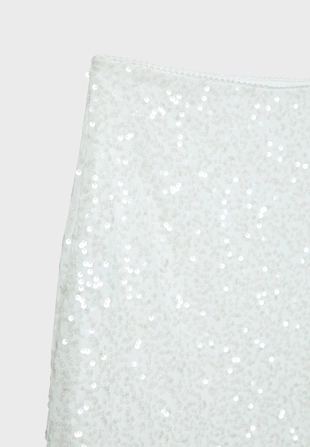 Юбка миди с пайетками- Заказать в России