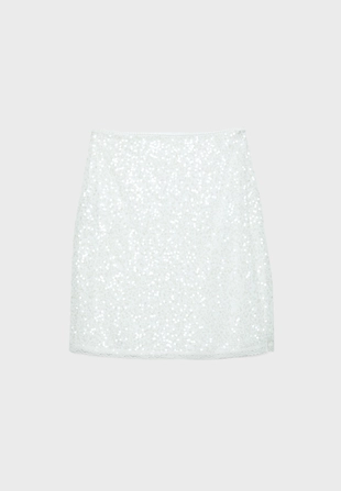 Юбка миди с пайетками- Заказать в России