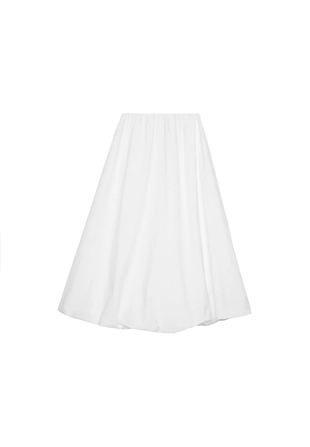 Юбка-баллон макси из поплина- Заказать в России