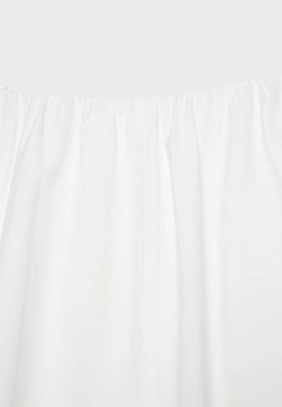 Юбка-баллон макси из поплина- Заказать в России