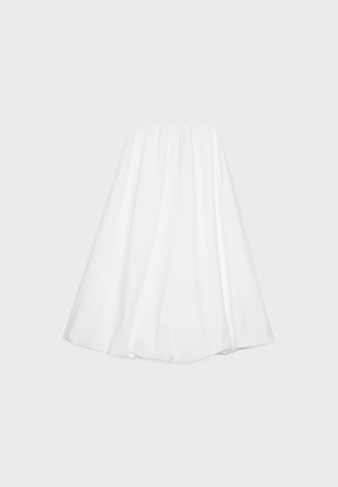 Юбка-баллон макси из поплина- Заказать в России