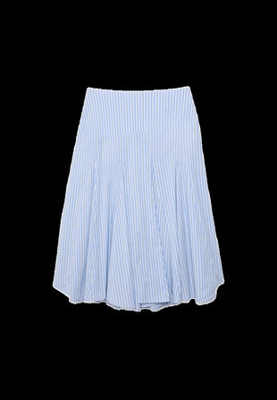 Юбка миди из поплина с асимметричным подолом- Заказать в России