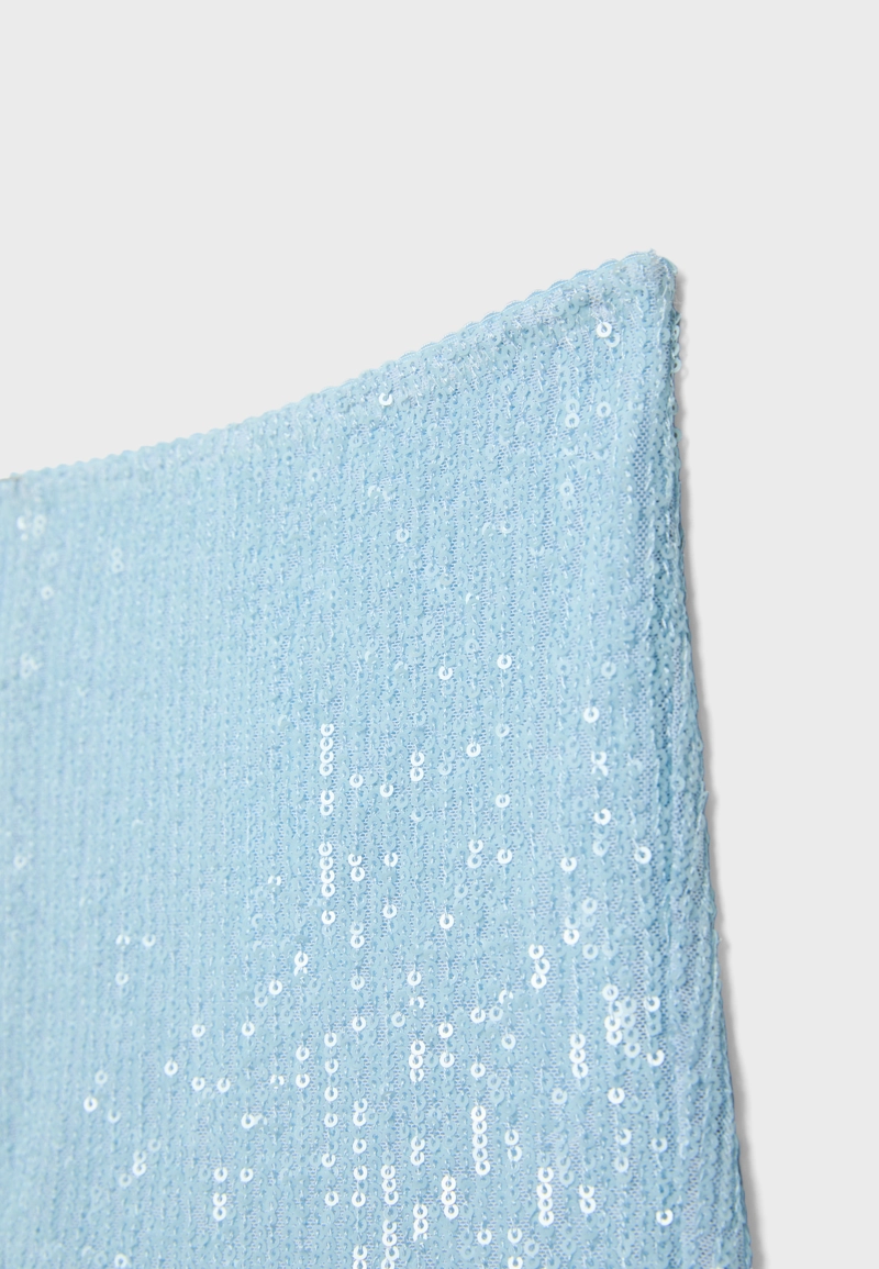 Мини-шорты с пайетками