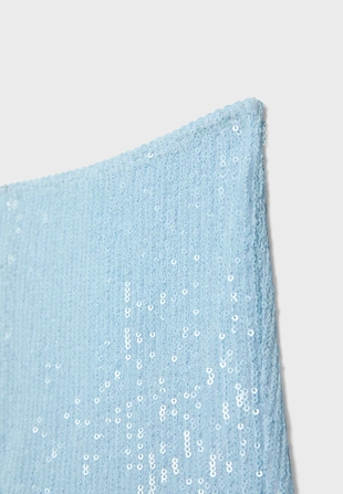 Мини-шорты с пайетками- Заказать в России