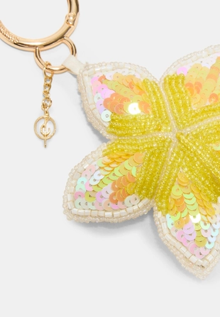 Брелок с бисерным цветком-подвеской- Заказать в России