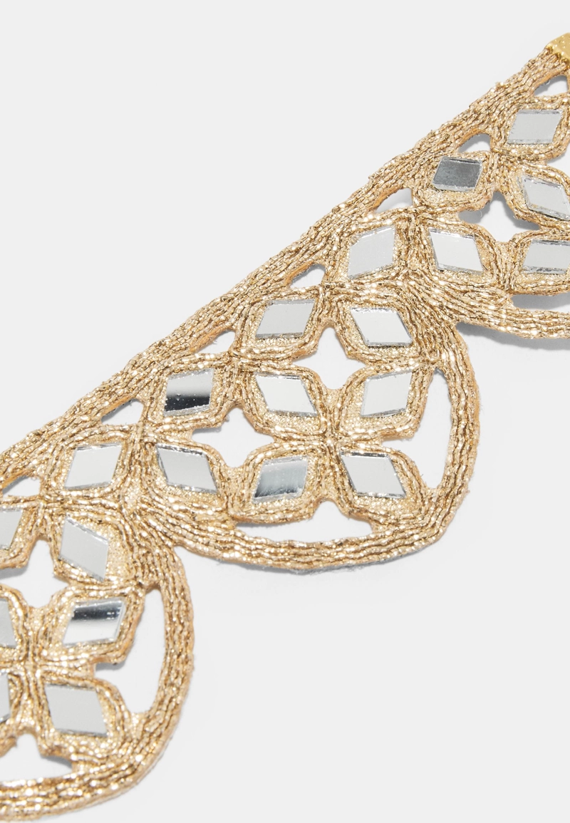 Браслет «Волны» с зеркальными элементами