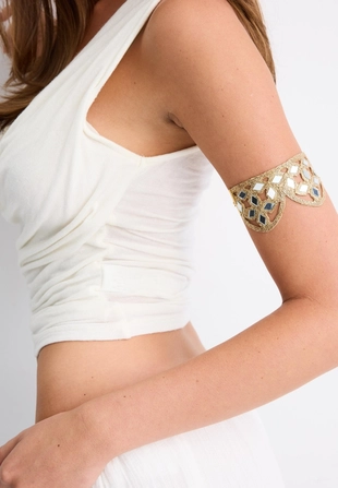 Браслет «Волны» с зеркальными элементами- Заказать в России