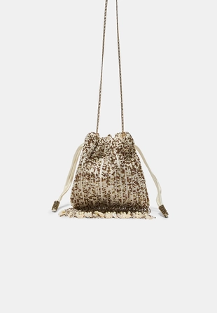 Сумка через плечо с бисером- Заказать в России