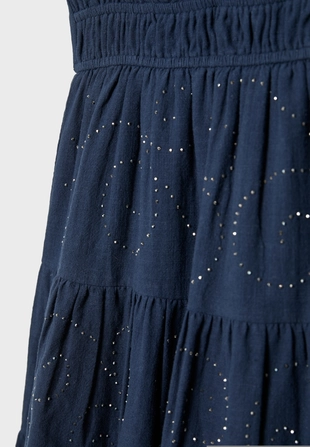 Короткое платье с блестящей отделкой на спине- Заказать в России