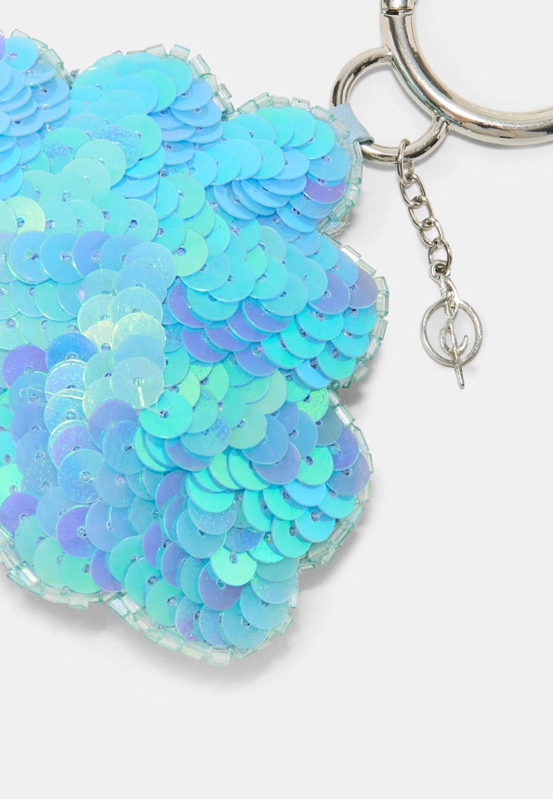 Брелок с подвеской в виде украшенной морской раковины