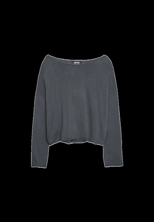 Укороченный джемпер с вырезом «лодочка»- Заказать в России