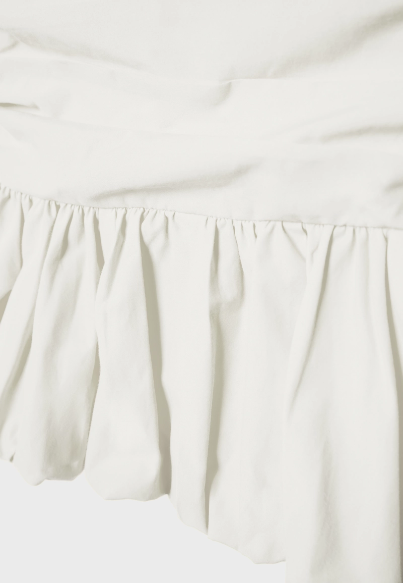 Топ-бюстье с объемным низом