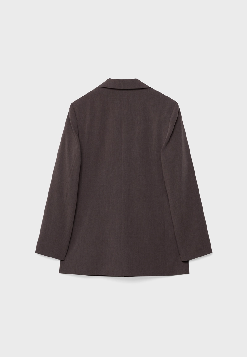 Пиджак свободного кроя в полоску