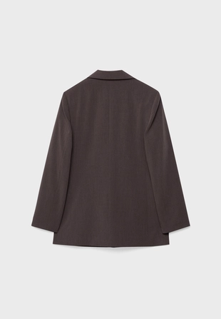 Пиджак свободного кроя в полоску- Заказать в России