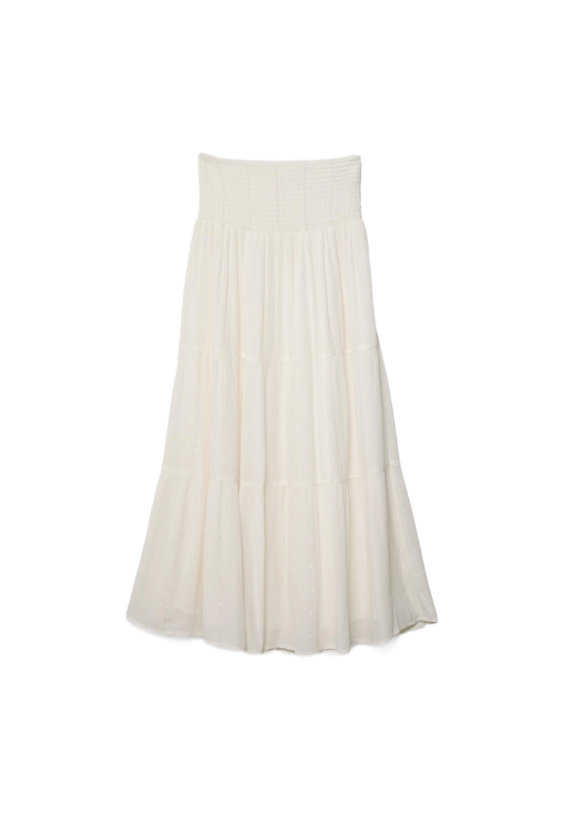 Юбка с металлизированной нитью