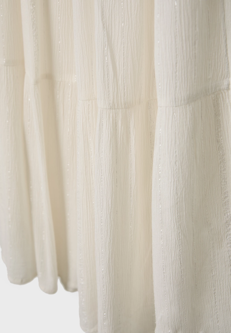 Юбка с металлизированной нитью