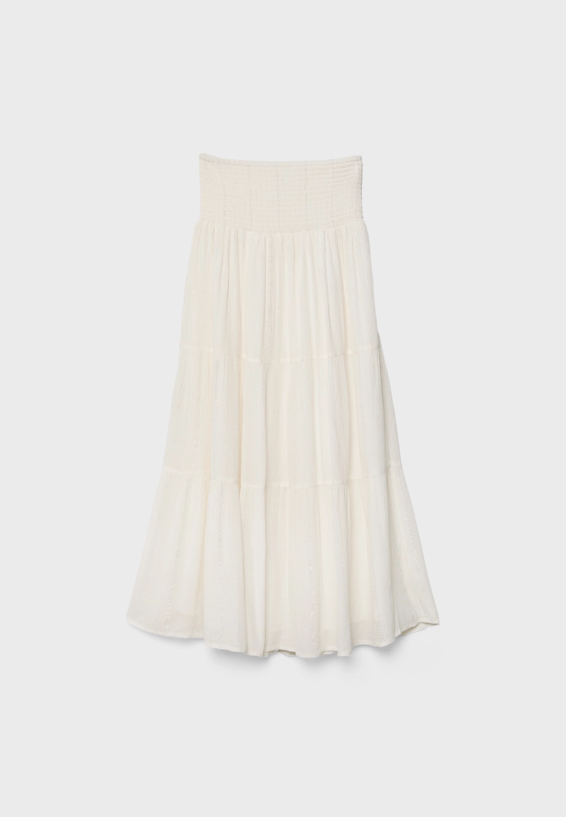 Юбка с металлизированной нитью