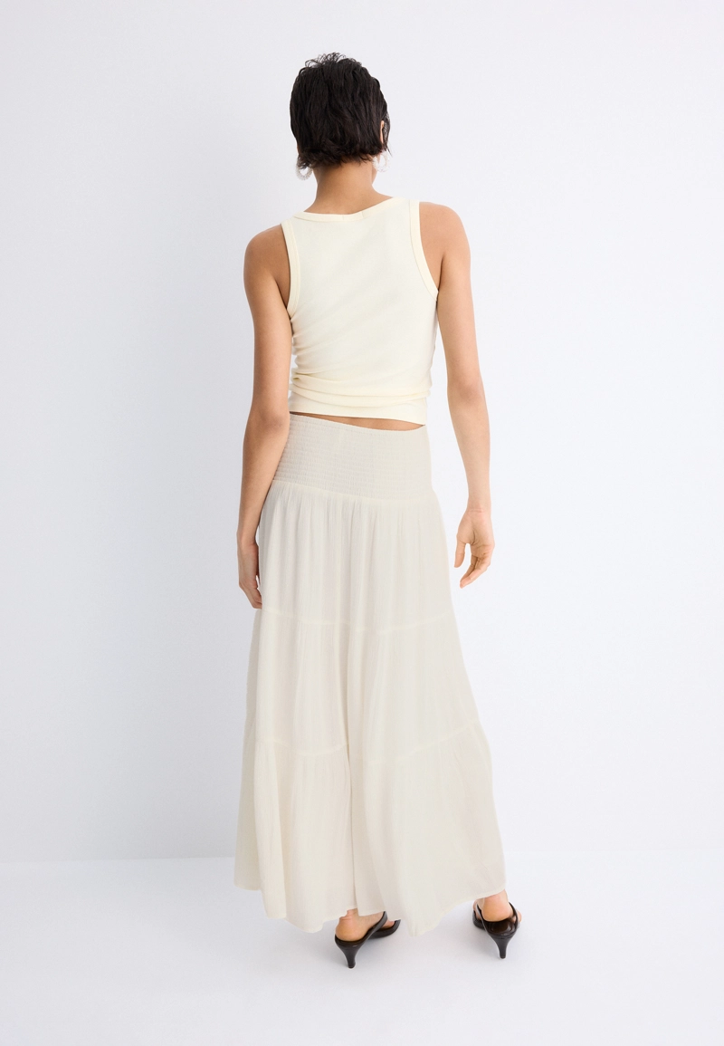 Юбка с металлизированной нитью