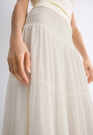 Юбка с металлизированной нитью- Заказать в России