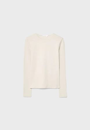 Базовая футболка с длинными рукавами- Заказать в России